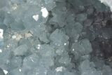 Sky Blue Celestine (Celestite) Crystal Geode - Madagascar #210377-2